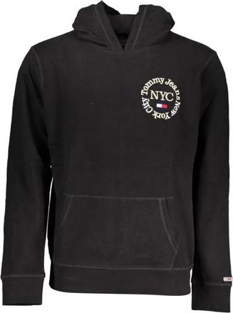 Tommy Hilfiger Cotton Hooded Sweatshirt - Heren - Hoodies - Zwart - 2XL - Katoen - Hoodies & sweatvesten