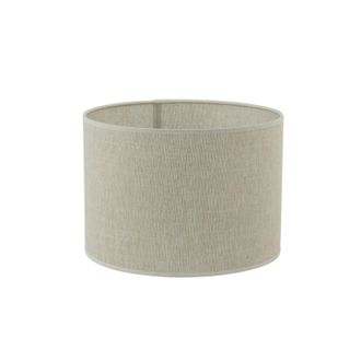 Light & Living Pantalla De L&aacute;mpara - Breska - Blanco - Textil - - Light&living