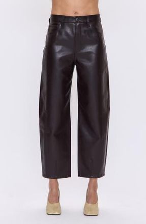 Pistola Denim Eli Coated Ankle Barrel Leg Jeans in French Roast at Nordstrom Rack, Size 26