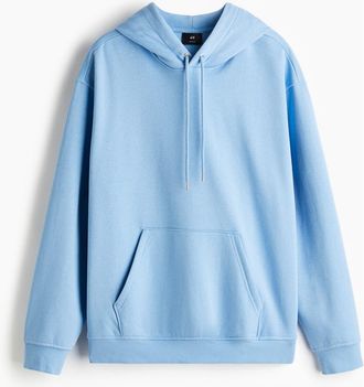 H&M Loose Fit Hoodie in Sky Blue at Nordstrom, Size Xxx-Large