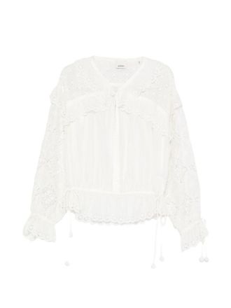 Isabel Marant White Regular Solid Shirt