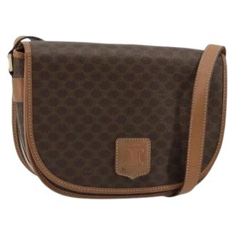 Celine Pre-owned Cross Body Bags, female, Brown, Size: ONE SIZE Pre-owned Vintage Shoulder Bag