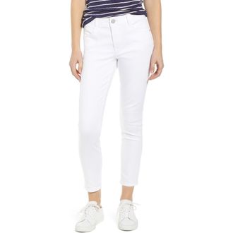 Wit & Wisdom AbSolution High Waist Ankle Skimmer Jeans in Optic White at Nordstrom Rack, Size 8P