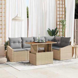 vidaXL Vidaxl - Conjunto De Comedor De Jard&iacute;n Beige, Gris 100 X 55 X 73 Cm