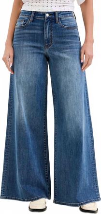 Judy Blue High Waisted Palazzo Jeans In Blue