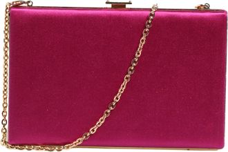 Dolce & Gabbana Pink Cotton Clutch Evening Crossbody Women Purse Womens Bag (Pre-Owned)