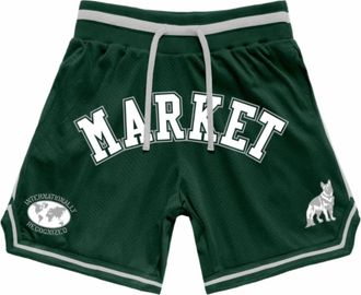 Market Mens Game Mesh Shorts In Green