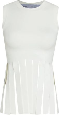 Gloria Coelho Top smanicato - Bianco