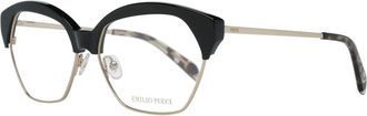 Emilio Pucci Black Metal Glasses Womens (Frames)