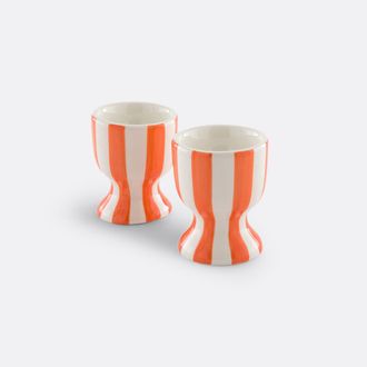 La Redoute Interieurs Set van 2 eierdopjes in dolomiet, Darcy