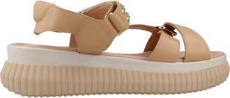 Mjus Plateau Sandalen - Dames - Sandalen - Roze - 40 EU - Schoenen