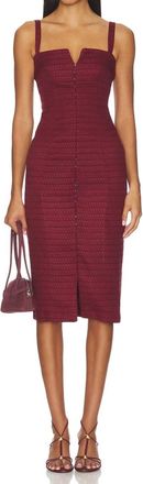 Amanda Uprichard Tisha Dress In Russet