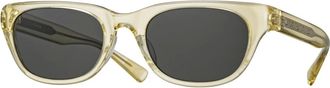 Eyevan 7285 Eyevan, unisex, Accessoires, Geel, Maat: 53 MM