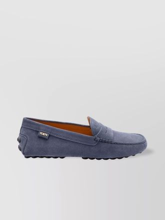 Tod's suede leather driving loafers