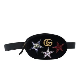 Gucci Pre-owned Belt Bags, female, Black, Size: ONE SIZE Pre-owned Vintage Fabric Crossbody Bag