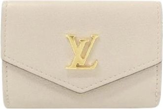 Louis Vuitton Tweedehands leren portemonnees - Dames - Vintage Accessoires - Beige - ONE Size - Vintage