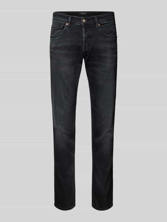 Replay Straight Fit Jeans mit Eingrifftaschen Modell GROVER in Black, Gr&ouml;&szlig;e 32/30