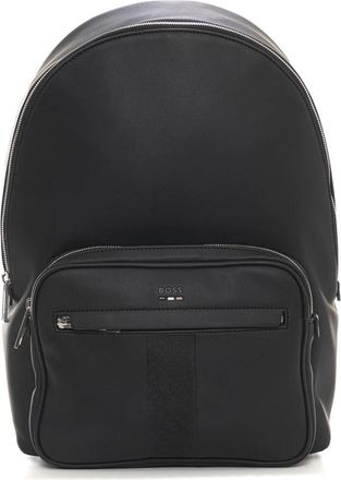 HUGO BOSS Ray-Ms-Backpack Rucksack - Heren - Rugzakken - Zwart - ONE Size - Polyester - Tassen