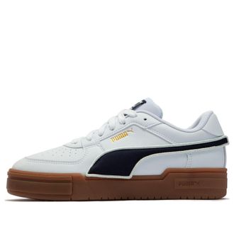 Puma Ca Pro Low Tops Casual Skateboarding Shoes Unisex White Black 383404-01