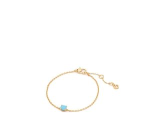 Kate Spade New York Solitaire Womens Bracelet Womens Bracelet Turquoise, Brass/Stainless Steel