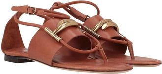 Tod's Womens Brown Flat, Size 7