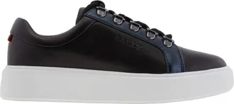 Bally Asaka Leather Low-Top Sneakers, Brand Size 37.5 ( US Size 7 )