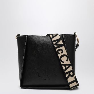 Stella McCartney Stella Mc Cartney Square Black Crossbody Bag With Logo