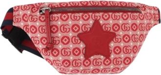 Gucci Pre-owned Canvas Heuptas - Dames - Vintage Heuptassen - Rood - ONE Size - Vintage