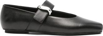 Emporio Armani Exclusieve Ballerina - Dames - Ballerinas - Zwart - 37 EU - Leer - Schoenen