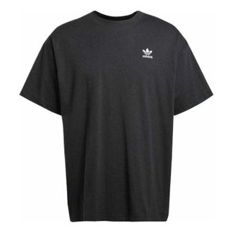 adidas Camiseta Trifolio Essentials Oversized Black White JD0349