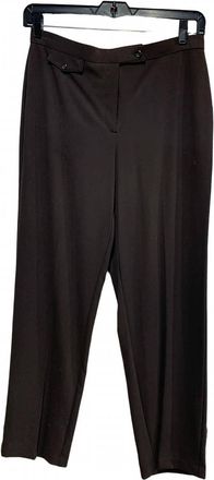 JM Collection Womens Slimming Career Magic Pants In Chocolate