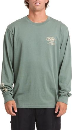 Billabong Coordinates Adventure Division Long Sleeve Graphic T-Shirt in Laurel Wreath at Nordstrom, Size Xx-Large