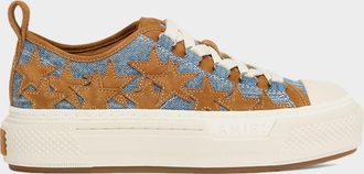 Amiri Denim Stars Court Sneakers