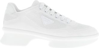 Prada White Polyester Athletic Womens Sneakers