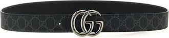 Gucci Black GG Marmont Reversible Belt