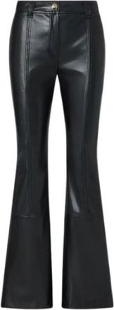 Liu Jo Wijde broek - Dames - Wijde Broeken - Zwart - XL - Broeken