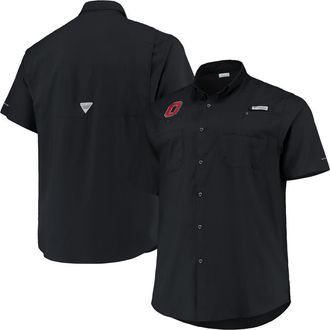 Columbia Mens Columbia Black Ohio State Buckeyes Big & Tall Tamiami Omni-Shade Button-Down Shirt at Nordstrom, Size 5X-Large