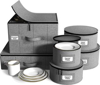 Sorbus 6Pc China Storage Set