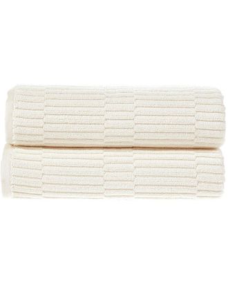 Alexis Alexis Antimicrobial Oxford Bath Sheet, Pack Of 2