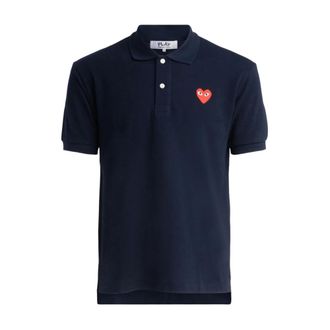 Comme Des Gar&ccedil;ons Polo Shirts, male, Blue, Size: 2XL Polo Piqu&eacute;