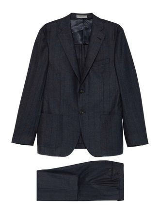 Corneliani Blue Navy Wool Suit
