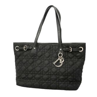Dior Black Leather Tote Bag (Pre-Owned)
