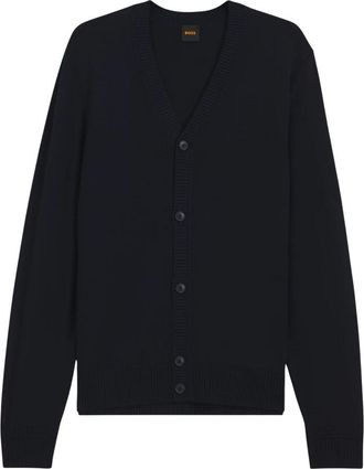 HUGO BOSS Oranje Vest - Heren - Truien - Blauw - Maat: L