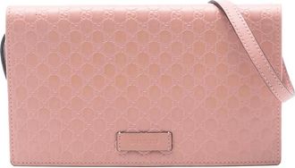 Gucci Borsa a tracolla Microguccissima con tracolla 2016-2025 - Rosa