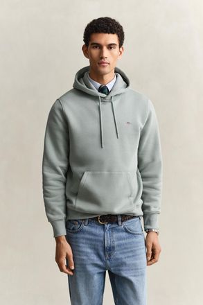 GANT Men Shield Hoodie (XXXL) CERAMIC GREY