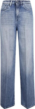 3x1 Straight Jeans - Dames - Regular Fit Jeans - Blauw - W30 - Denim - Jeans