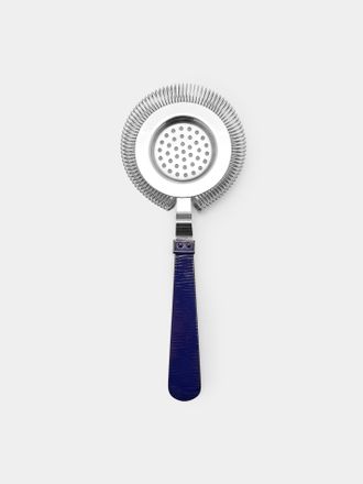 Zanetto Enameled Silver-Plated Cocktail Strainer