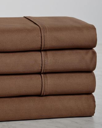 Superior Dnu Superior 530 Thread Count Solid Combed Cotton Sheet Set