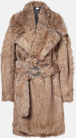 Coperni Belted faux fur coat