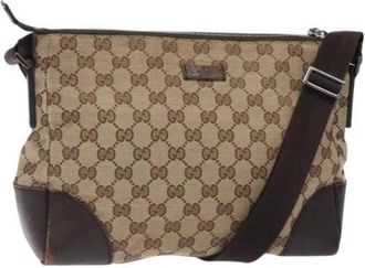 Gucci Pre-owned Tela borse-gucci - - Pre-owned - Donna - Beige - ONE SIZE